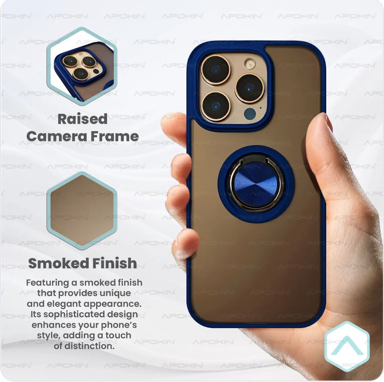 Coque de téléphone iPhone antichoc avec anneau, vue 5
