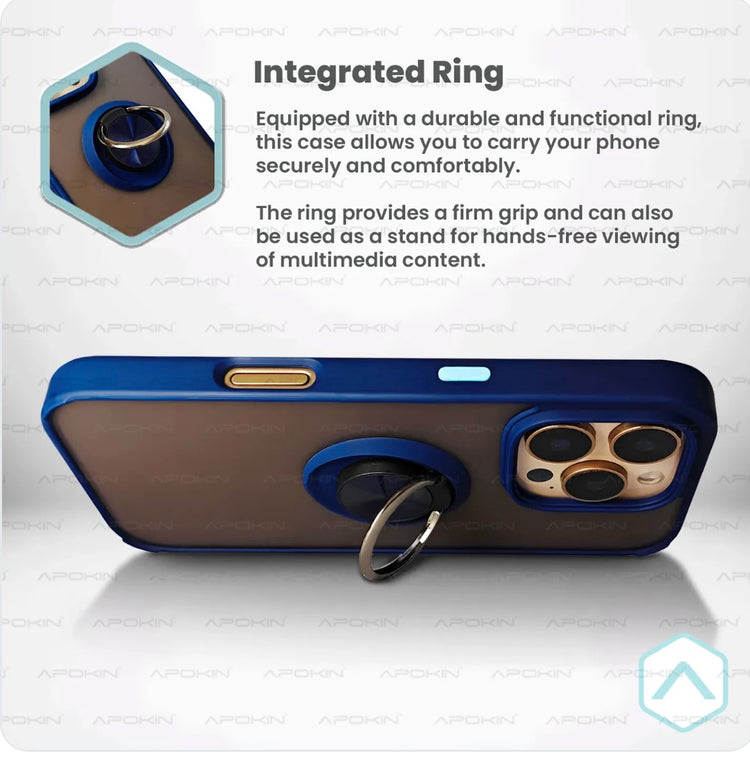 Coque de téléphone iPhone antichoc avec anneau, vue 3
