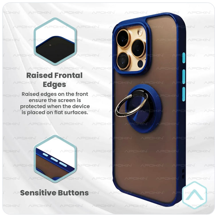 Coque de téléphone iPhone antichoc avec anneau, vue 4