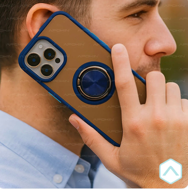 Coque de téléphone iPhone antichoc avec anneau, vue 2